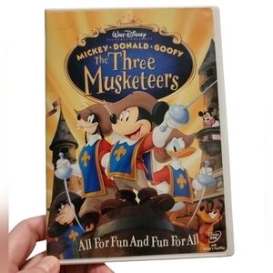 Disney’s The Three Musketeers (Animated Mickey, Donald, Goofy) DVD.